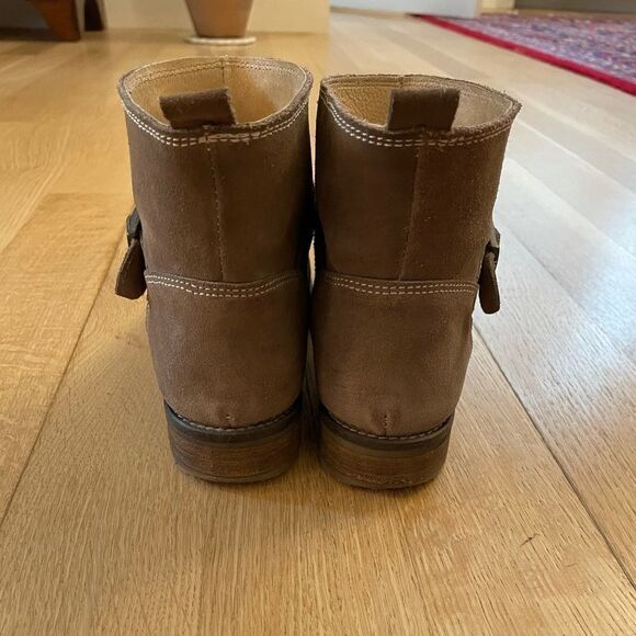 ✨HP✨Suede leather French ankle boots - Picture 5 of 7